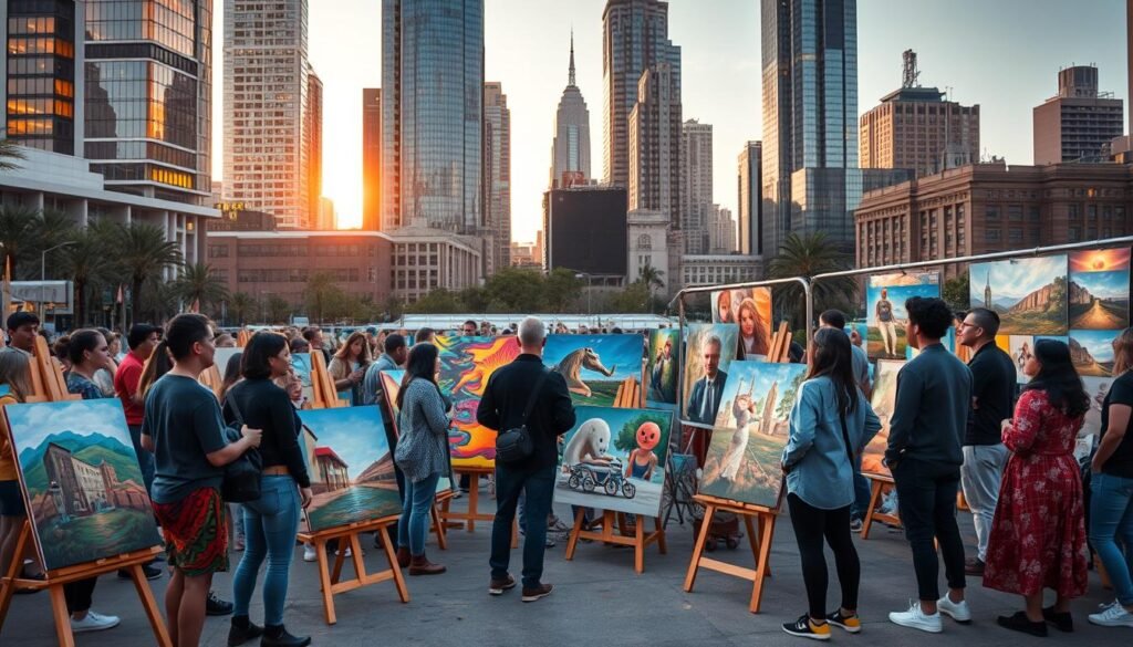 artists successful without galleries