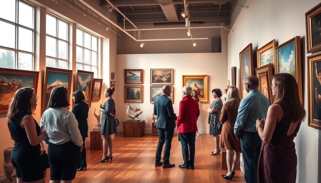 atrair colecionadores de arte