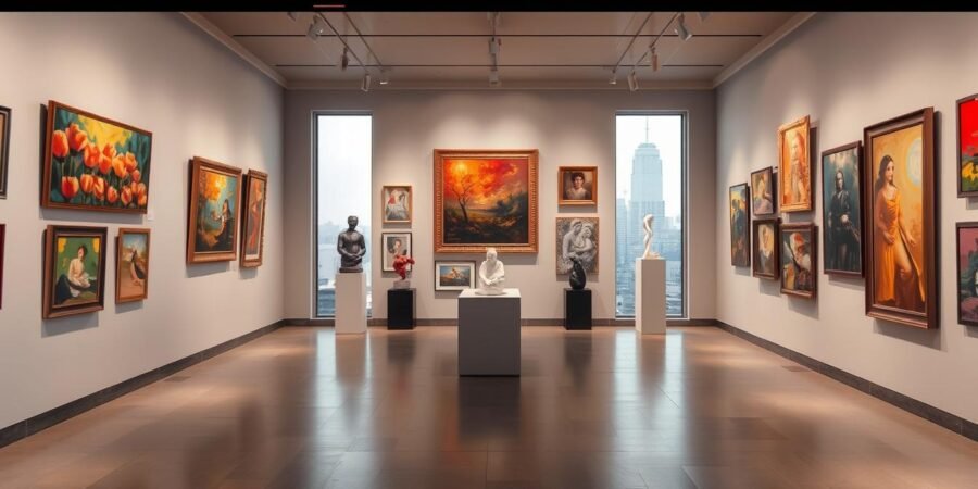 atrair colecionadores de arte