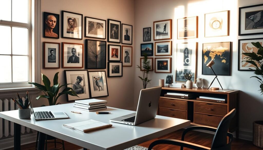building an art portfolio online