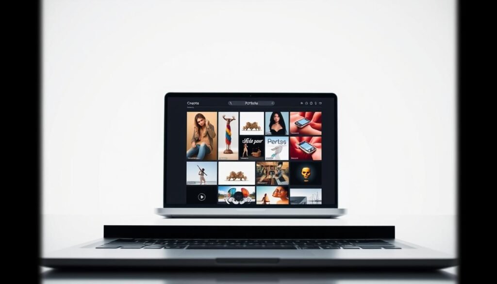 como montar portfólio de arte online