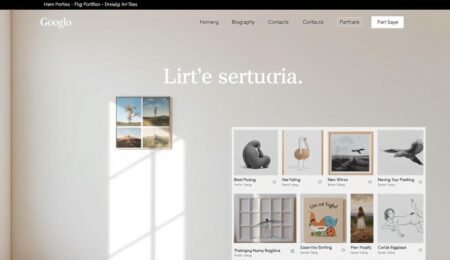 how to create an online art portfolio