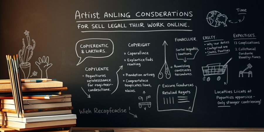 legal tips for artists selling online