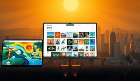 plataforma para artistas brasileiros