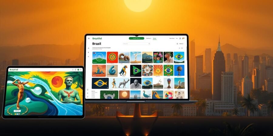plataforma para artistas brasileiros