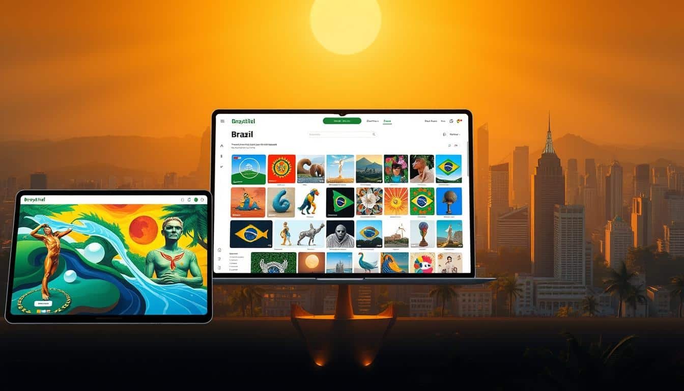 plataforma para artistas brasileiros