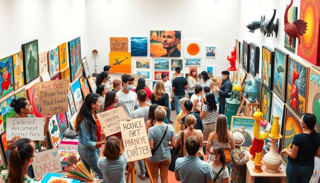 promote art with no budget