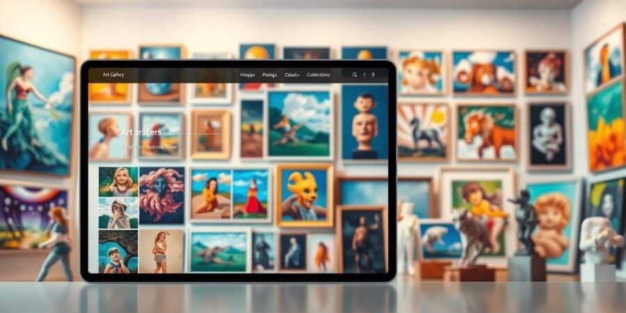 site para divulgar arte