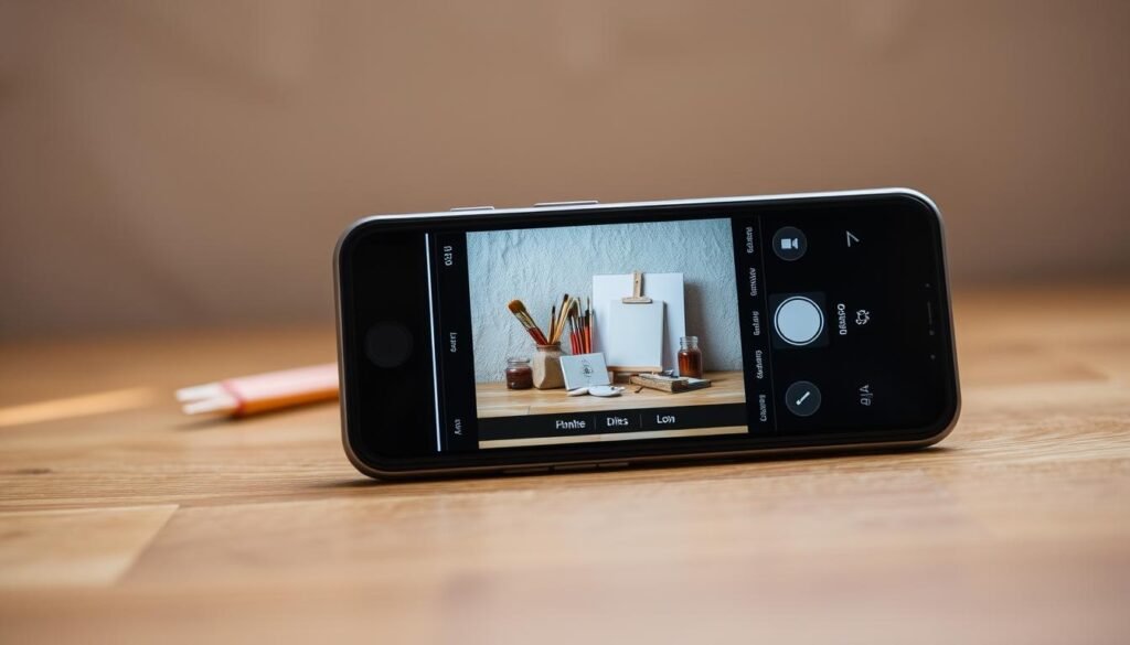 smartphone photo editing art