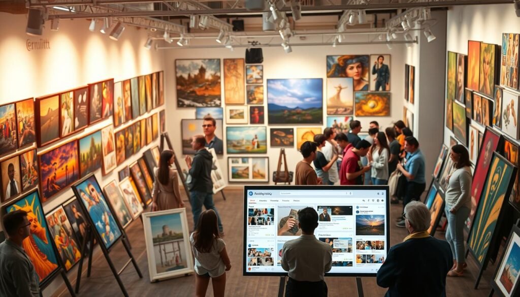 social media for artists