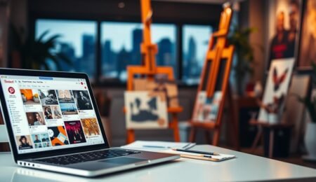 using Pinterest to promote art