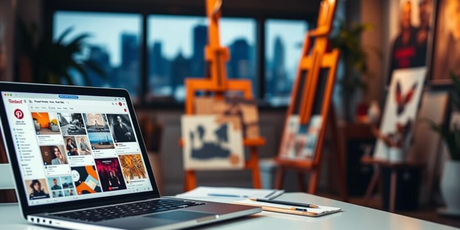 using Pinterest to promote art